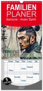 Cover-Bild zum Titel 'Familienplaner 2027 - Samurai - Asian Spirit mit 5 Spalten (Wandkalender, 21 x 45 cm) CALVENDO' von 'Renate Utz'