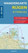 Cover-Bild zum Titel 'Wanderkarte Rügen & Hiddensee' von ''