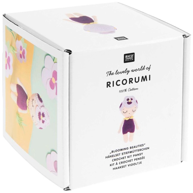 Ricorumi Häkelset "Blooming Beauties" Stiefmütterchen - 