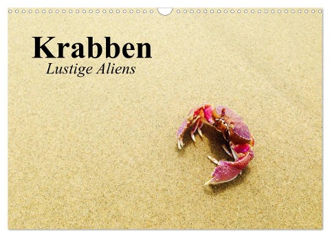 Krabben. Lustige Aliens (Wandkalender 2025 DIN A3 quer), CALVENDO Monatskalender - Elisabeth Stanzer