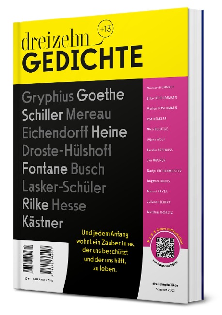 dreizehn +13 Gedichte - Oliver Wurm, Barbara Heine, Katharina Pütter