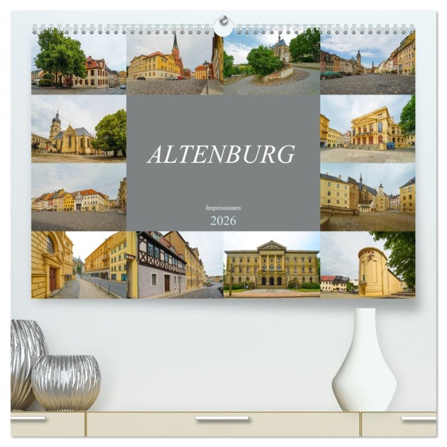Altenburg Impressionen (hochwertiger Premium Wandkalender 2026 DIN A2 quer), Kunstdruck in Hochglanz - Dirk Meutzner