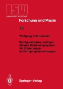 Cover-Bild zum Titel 'Konfigurierbares, echtzeitfähiges Bedienungssystem für Steuerungen an Fertigungseinrichtungen' von 'Wolfgang Schittenhelm'