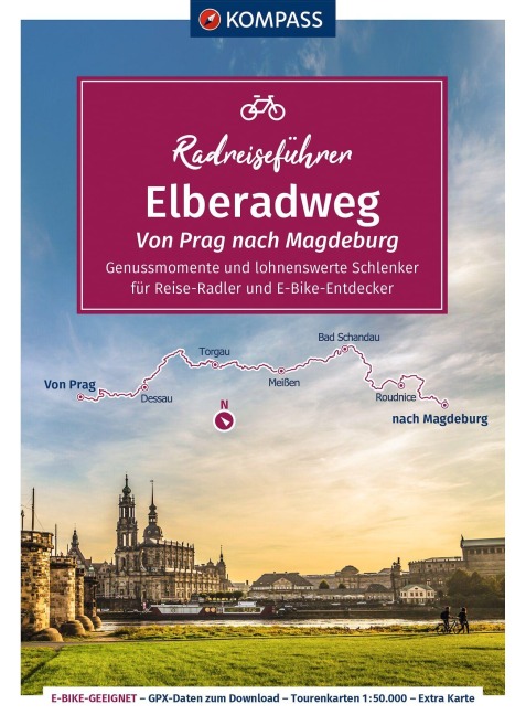 KOMPASS Radreiseführer Elberadweg, Von Prag nach Magdeburg - 