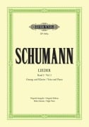 Cover-Bild zum Titel 'Lieder in 3 Bänden, Urtext, Band 1' von 'Robert Schumann'
