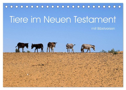 Tiere im Neuen Testament mit Bibelversen (Tischkalender 2024 DIN A5 quer), CALVENDO Monatskalender - Hans-Georg Vorndran