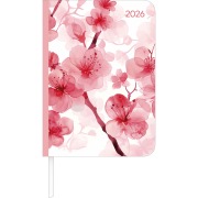 Cover-Bild zum Titel 'Lady Journal Blossoms 2026 - Blüte - Taschenkalender A6 (10,7x15,2 cm) - Weekly - 192 Seiten - Notiz-Buch - Termin-Planer - Alpha Edition' von ''