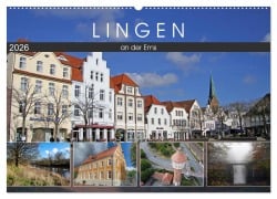 Cover-Bild zum Titel 'LINGEN an der Ems (Wandkalender 2026 DIN A2 quer), CALVENDO Monatskalender' von 'SchnelleWelten SchnelleWelten'