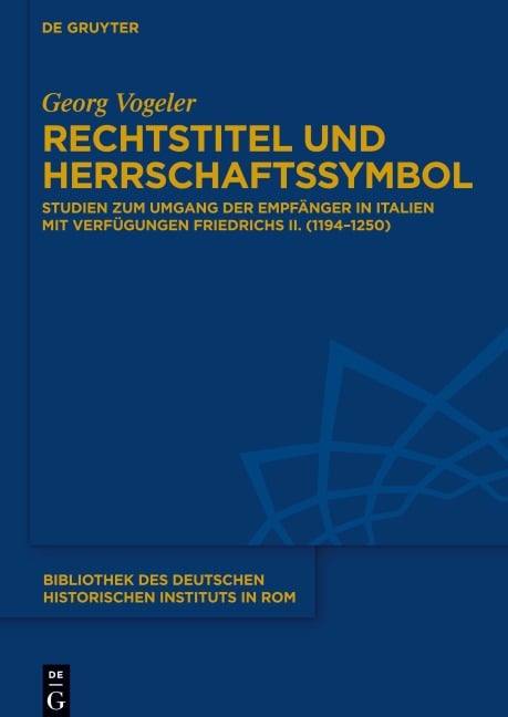 Rechtstitel und Herrschaftssymbol - Georg Vogeler