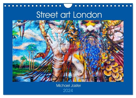 Street art London Michael Jaster (Wandkalender 2024 DIN A4 quer), CALVENDO Monatskalender - Michael Jaster
