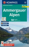 Cover-Bild zum Titel 'KOMPASS Wanderführer Ammergauer Alpen, 50 Touren mit Extra-Tourenkarte' von 'Siegfried Garnweidner'