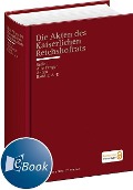 Cover-Bild zum Titel 'Die Akten des Kaiserlichen Reichshofrats (RHR)' von ''