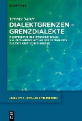 Cover-Bild zum Titel 'Dialektgrenzen - Grenzdialekte' von 'Verena Sauer'