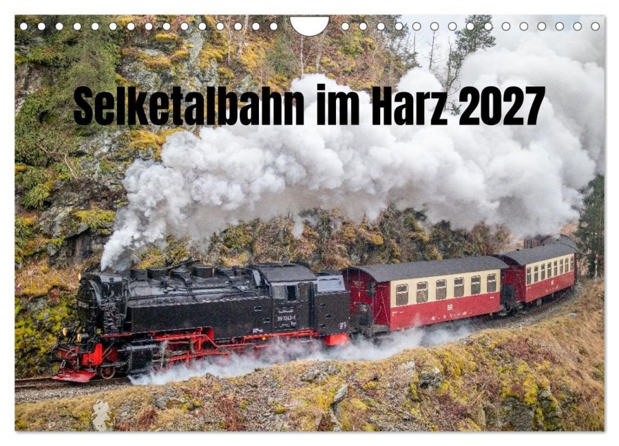 Selketalbahn im Harz (Wandkalender 2027 DIN A4 quer), CALVENDO Monatskalender - Michael Bromm