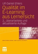 Cover-Bild zum Titel 'Qualität im E-Learning aus Lernersicht' von 'Ulf-Daniel Ehlers'