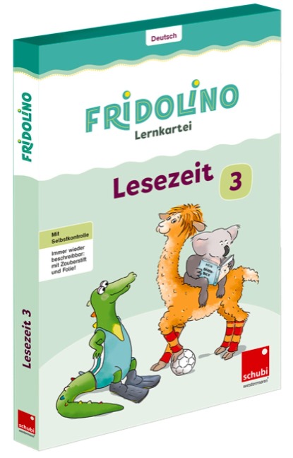 Fridolino-Lernkartei. Lesezeit 3 Übungskarten für das 3. Schuljahr - 