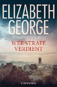 Cover-Bild zum Titel 'Wer Strafe verdient' von 'Elizabeth George'