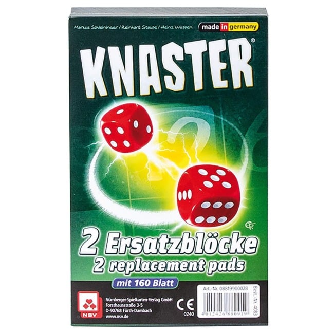 Knaster Ersatzblöcke - Markus Schleininger, Heinz Wüppen, Reinhard Staupe