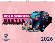 Cover-Bild zum Titel 'VW Broschürenkalender 2026 mit Illustrationen' von ''