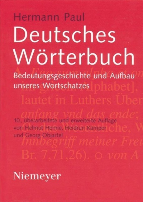 Deutsches Wörterbuch - Hermann Paul