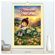Cover-Bild zum Titel 'Blütenwind und Drachenherz (hochwertiger Premium Wandkalender 2027 DIN A2 hoch), Kunstdruck in Hochglanz' von 'Sonja Hofmann'
