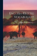 English-Kikuyu Vocabulary - Arthur Wallace McGregor