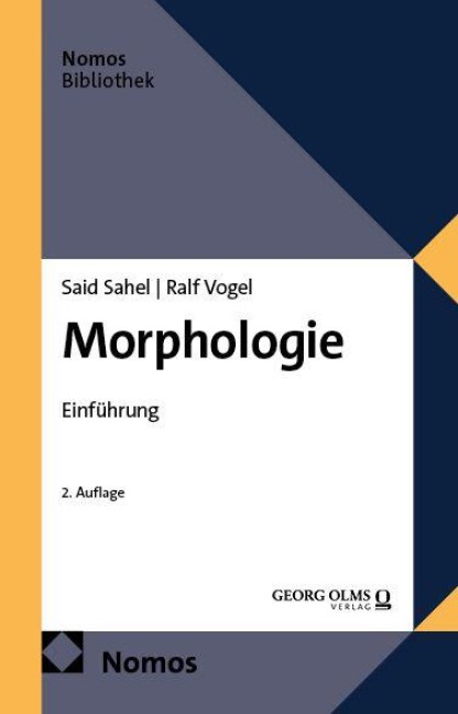 Morphologie - Ralf Vogel, Said Sahel