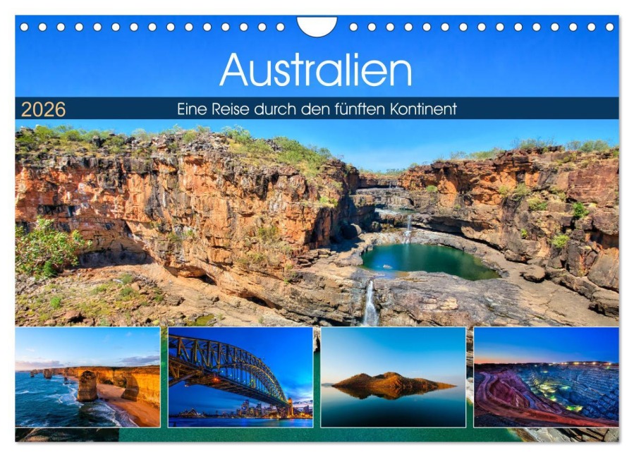 Australien - Travel The Gravel (Wandkalender 2026 DIN A4 quer), CALVENDO Monatskalender - Martin Sandrock