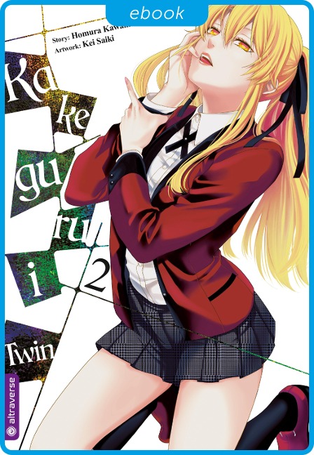 Kakegurui Twin 02 - Homura Kawamoto, Kei Saiki
