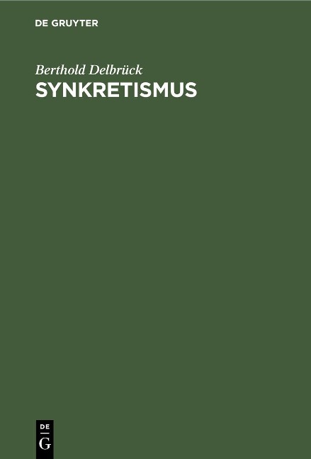 Synkretismus - Berthold Delbrück
