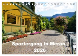 Cover-Bild zum Titel 'Spaziergang in Meran (Tischkalender 2026 DIN A5 quer), CALVENDO Monatskalender' von 'Sergej Schmidt'