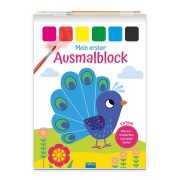 Cover-Bild zum Titel 'Trötsch Malbuch Mein erster Ausmalblock Pfau' von ''