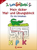 LernSpielZwerge - Mein dicker Mal- und Übungsblock für die Vorschule - 