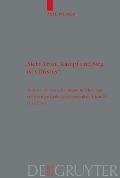 Cover-Bild zum Titel '"Mein Trost, Kampf und Sieg ist Christus"' von 'Axel Wiemer'