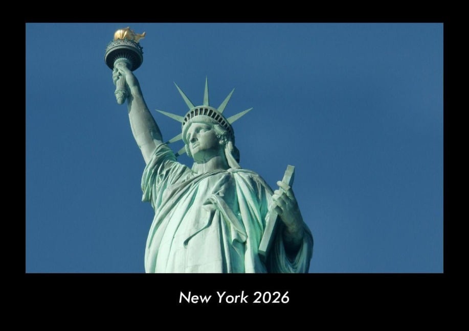 New York 2026 Fotokalender DIN A3 - Tobias Becker