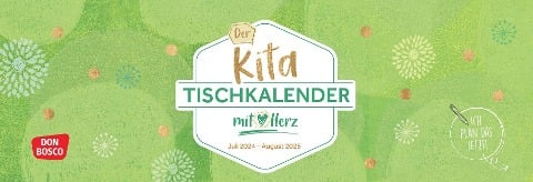 Der Kita-Tischkalender mit Herz (Juli 2024 - August 2025) - 