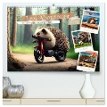 Igel-Abenteuer (hochwertiger Premium Wandkalender 2025 DIN A2 quer), Kunstdruck in Hochglanz - Ursula Di Chito