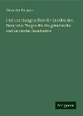 Untersuchungen über die Quellen des Pompeius Trogus für die griechische und sicilische Geschichte - Alexander Enmann