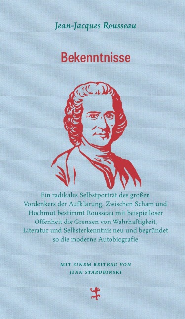 Bekenntnisse - Jean-Jacques Rousseau