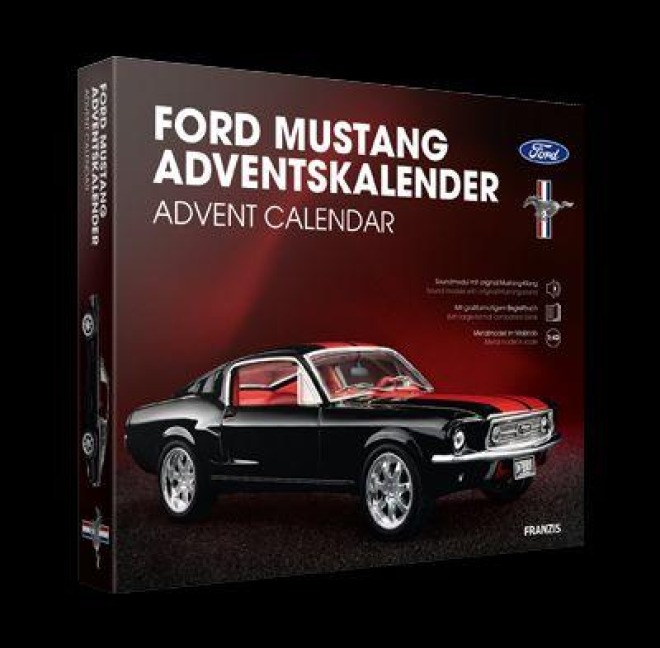 FRANZIS 67965 - Ford Mustang Adventskalender Maßstab 1:43 - 