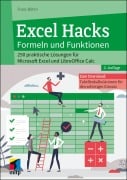 Cover-Bild zum Titel 'Excel Hacks - Formeln und Funktionen' von 'Franz Böhm'