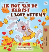 Cover-Bild zum Titel 'I Love Autumn (Dutch English bilingual book for children)' von 'Shelley Admont, Kidkiddos Books'