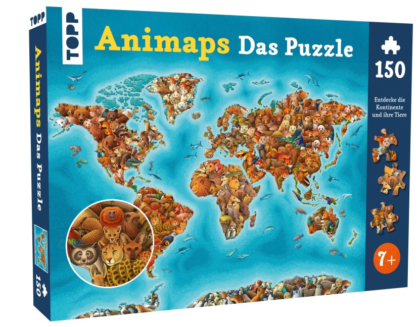 Animaps: Das Puzzle - 150 Teile - 