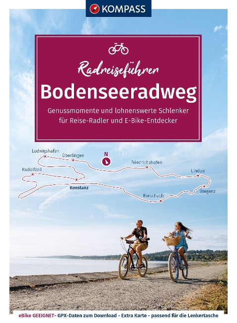 KOMPASS Radreiseführer Bodenseeradweg - 