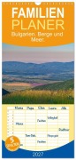 Cover-Bild zum Titel 'Familienplaner 2027 - Bulgarien. Berge und Meer. mit 5 Spalten (Wandkalender, 21 x 45 cm) CALVENDO' von 'Markus Beck'