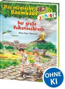 Cover-Bild zum Titel 'Das magische Baumhaus junior 13 - Der große Vulkanausbruch' von 'Mary Pope Osborne'