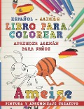 Libro Para Colorear Español - Alemán I Aprender Alemán Para Niños I Pintura Y Aprendizaje Creativo - Nerdmediaes