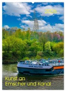 Cover-Bild zum Titel 'Kunst an Emscher und Kanal (Wandkalender 2026 DIN A2 hoch), CALVENDO Monatskalender' von 'Klaus Fritsche'