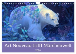 Cover-Bild zum Titel 'Art Nouveau trifft Märchenwelt (Wandkalender 2026 DIN A4 quer), CALVENDO Monatskalender' von 'Liselotte Brunner-Klaus'