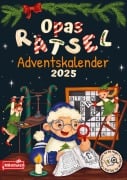 Cover-Bild zum Titel 'Opas Rätsel Adventskalender 2025' von 'Rätsel Werft'